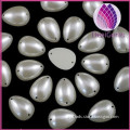 10x14mm white water drop imitation pearl acrylic sew on pearl